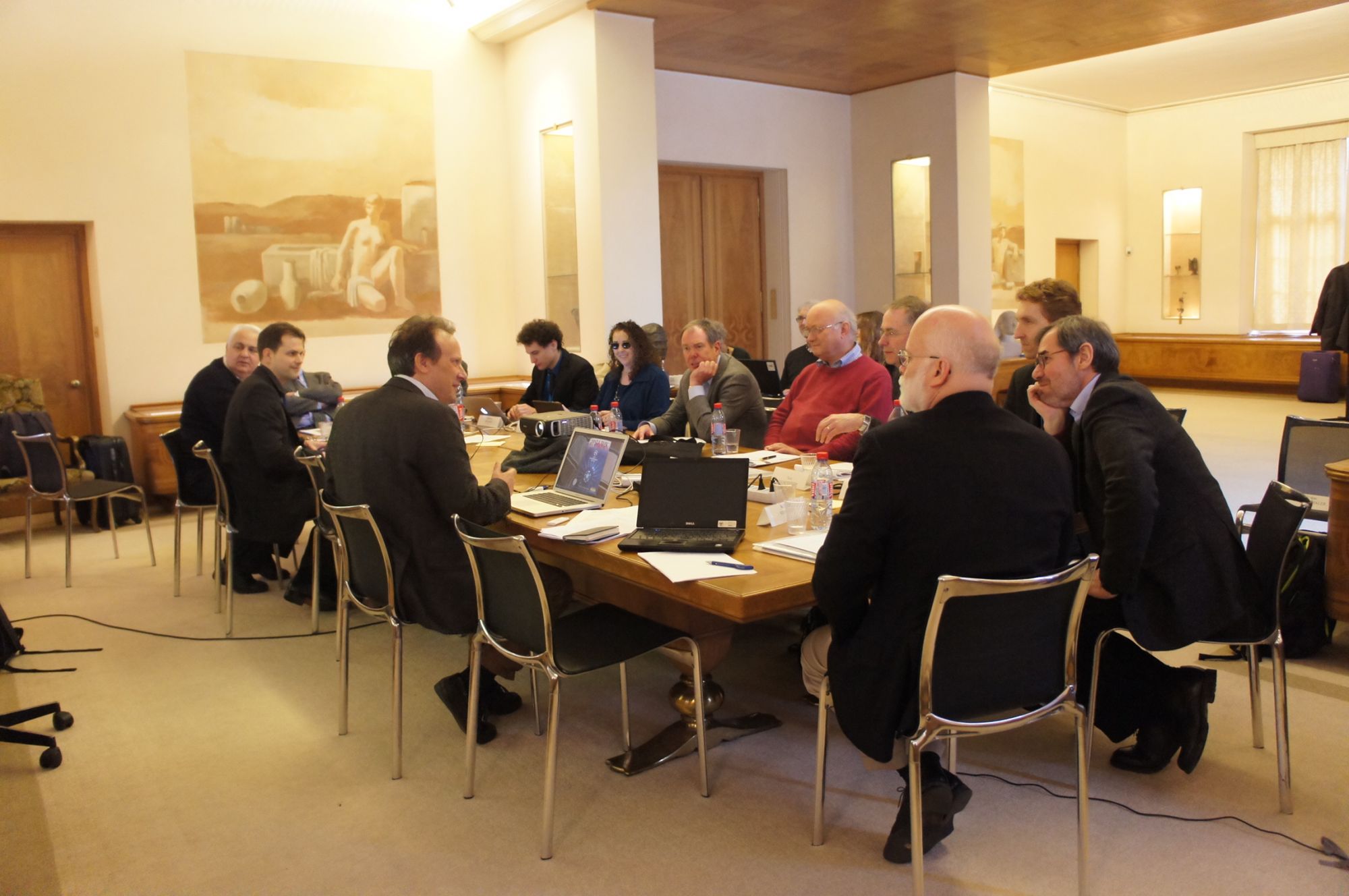 Representatives of Founding Partners at Fragmentarium Planning Meeting, Geneva, 2014