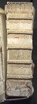 Top view of six spine linings
