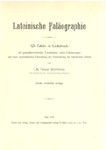 Lateinische Paläographie