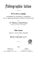 Paléographie latine p. 1
