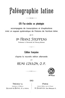 Paléographie latine p. 1