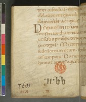 Upper flyleaf, recto