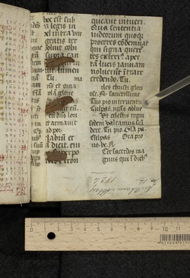 upper pastedown (lifted), verso