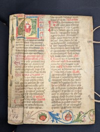 Front cover and spine