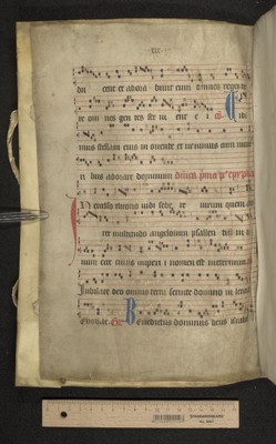 fol. 19r (upper flyleaf verso)