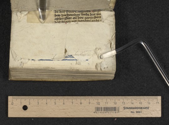 lower quire guard verso