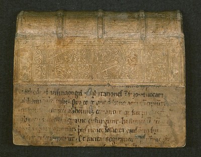 fol. [1]r B (front cover)