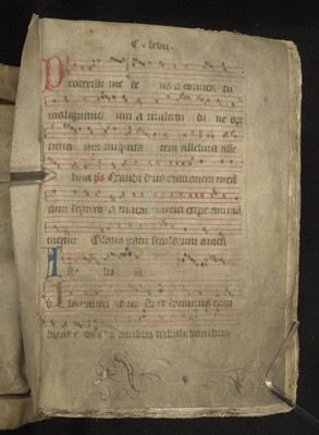 fol. 167r (lower flyleaf verso)