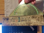 Spine with ruler