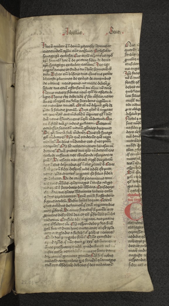 fol. 151v (upper flyleaf recto)