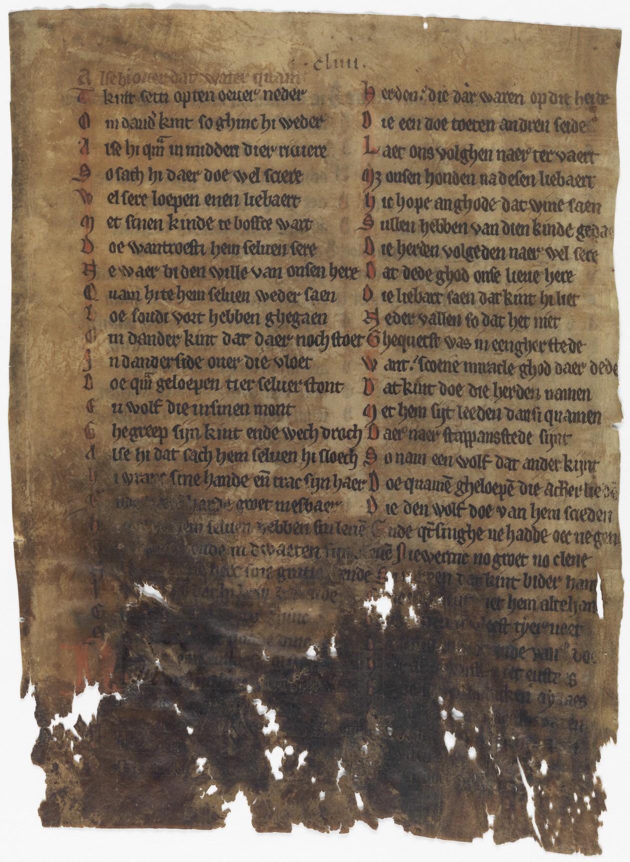Fol. 154r ('CLIIII', fragment 9)