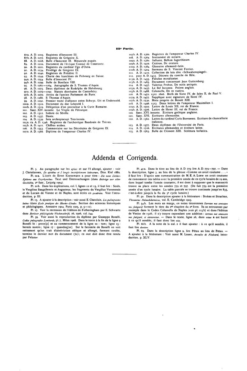 Addenta et corrigenda p. 5