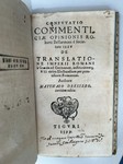 Title page of the second volume in the convolute