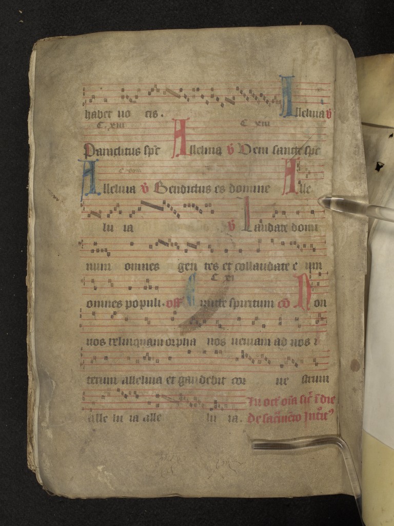 fol. 115v (upper flyleaf recto)