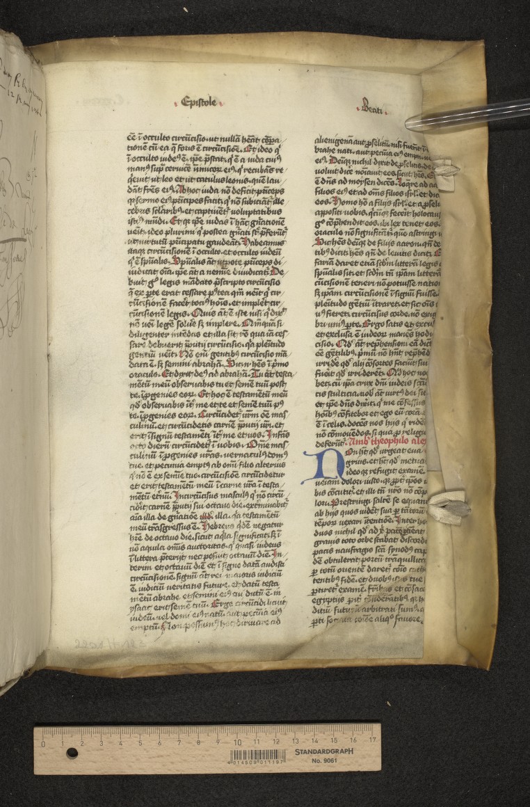 fol. 138v (lower flyleaf recto)