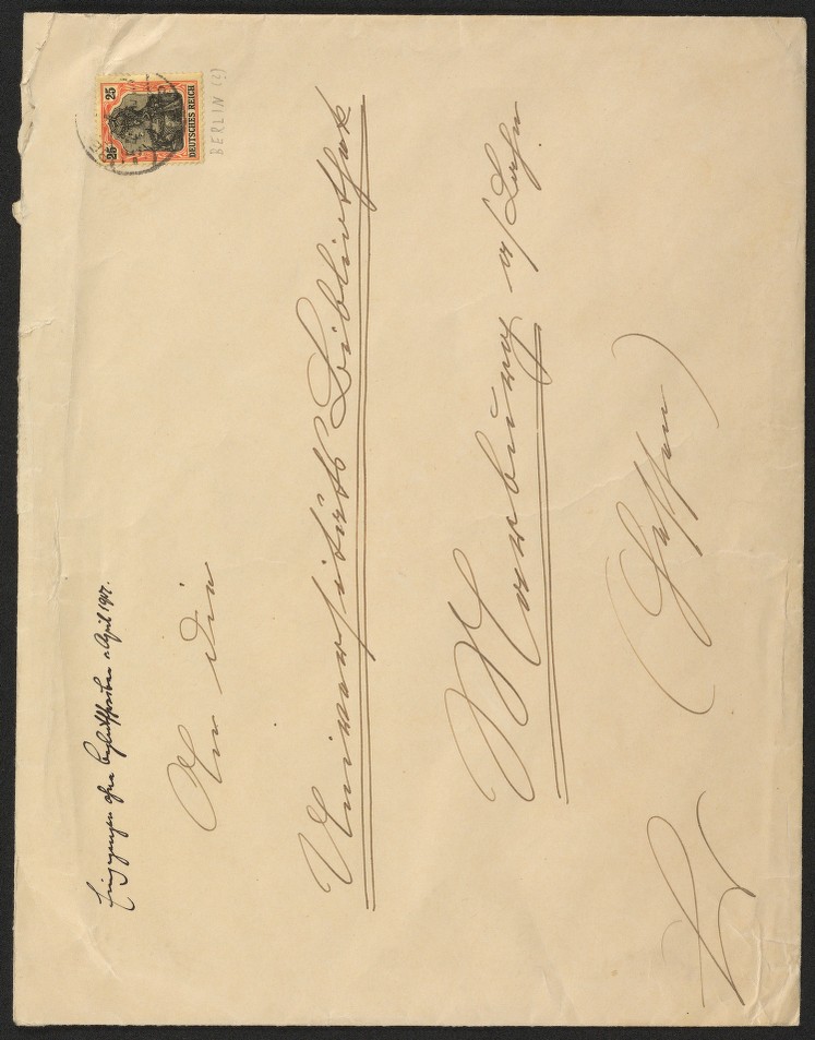 Envelope, front