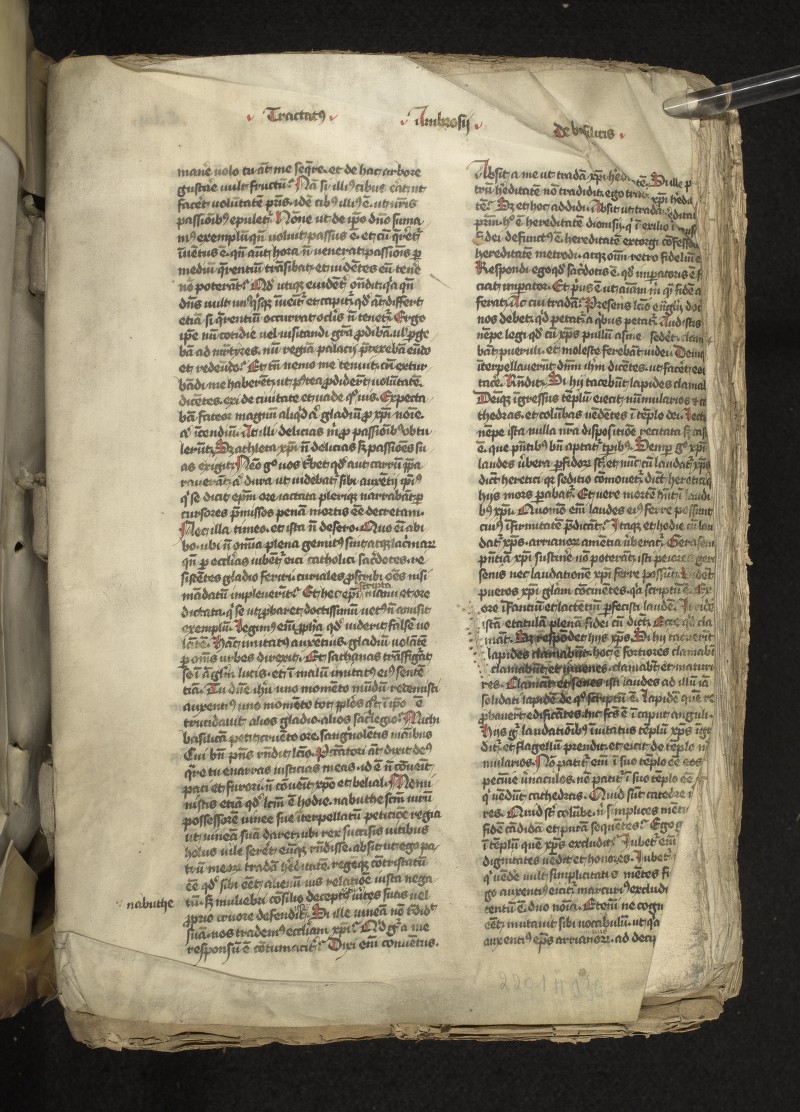 fol. 153v (upper flyleaf recto)