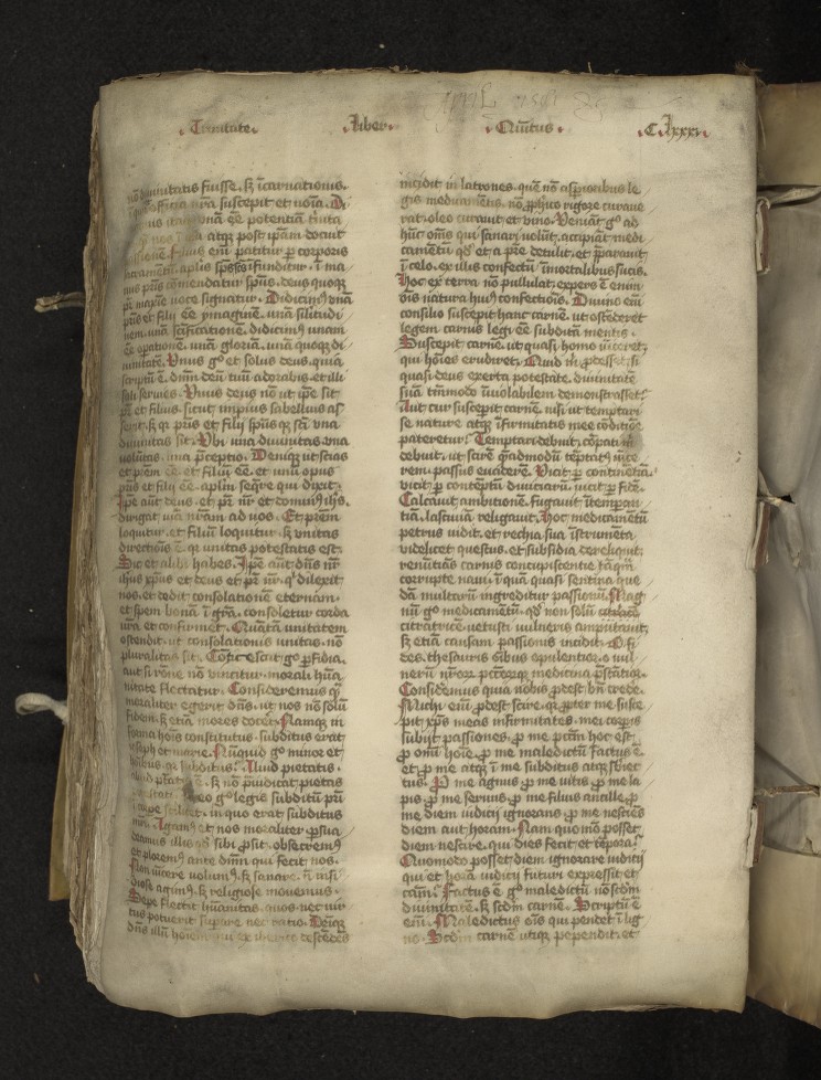 fol. 181r (lower flyleaf verso)