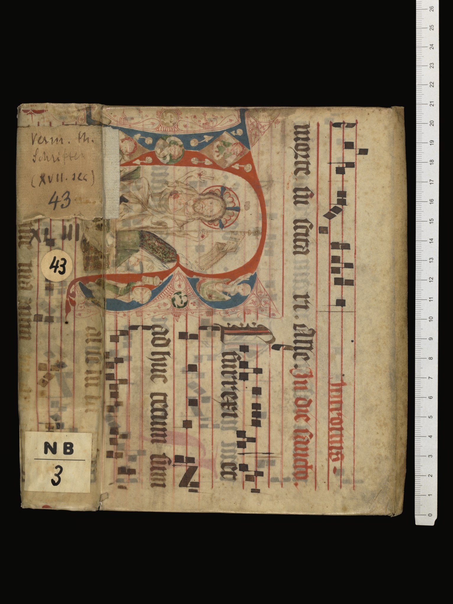 Front cover and spine