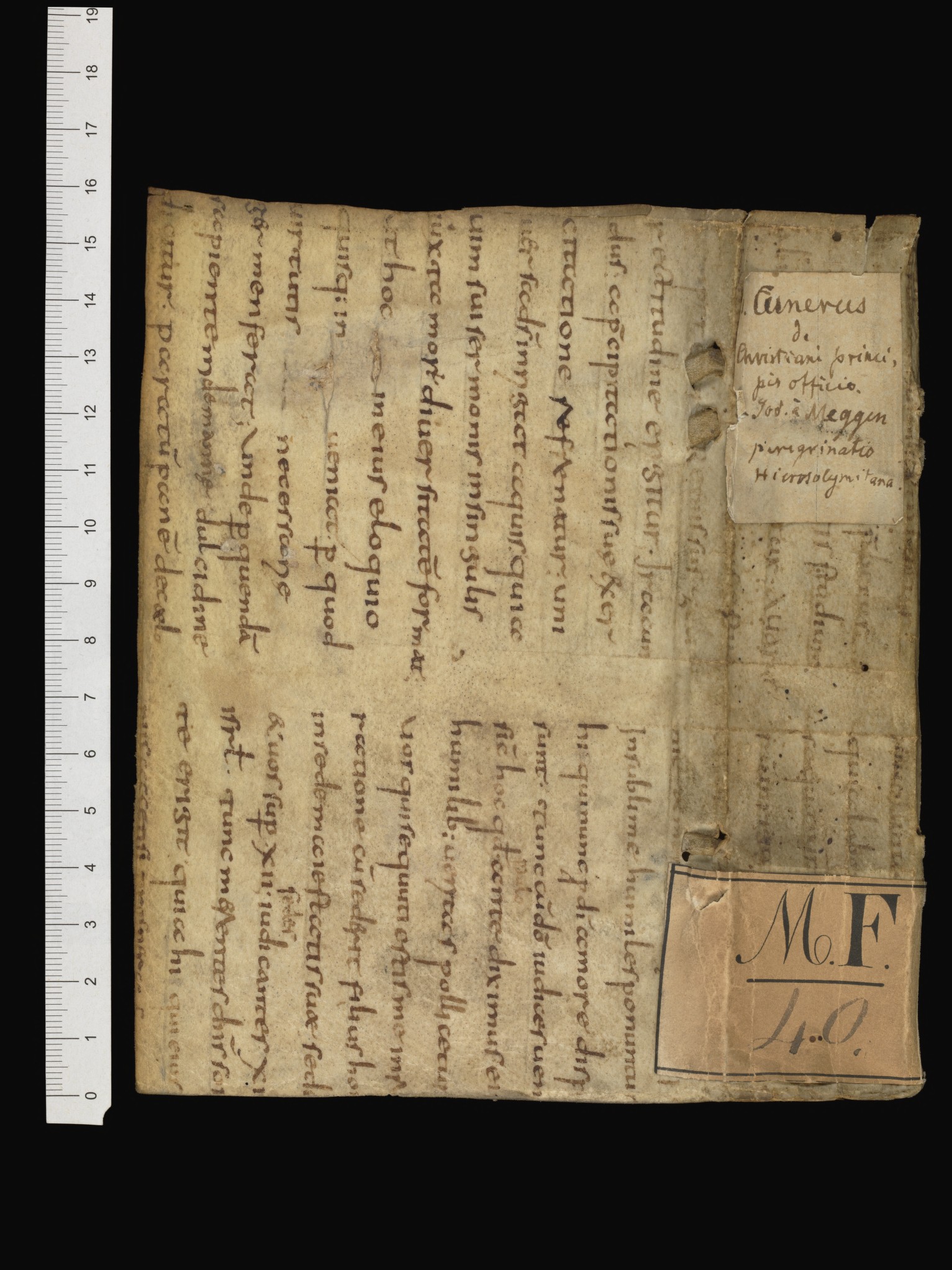 Verso bottom (MF 40)