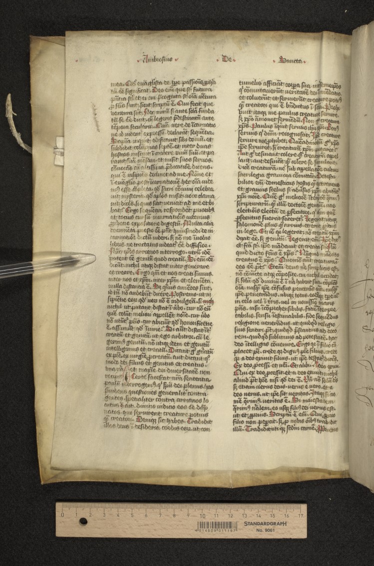fol. 175v (upper flyleaf verso)