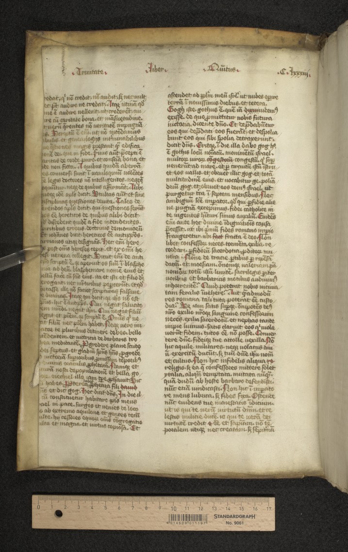 fol. 183r (upper flyleaf verso)