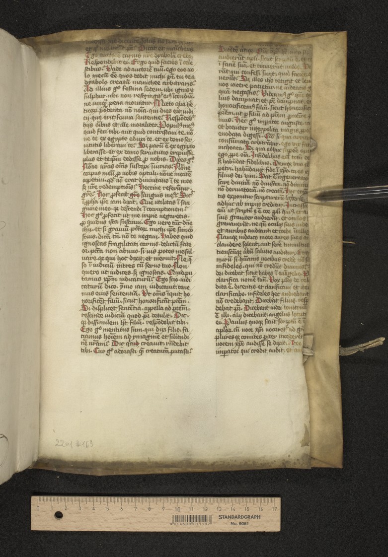 fol. [182]v (upper flyleaf verso)