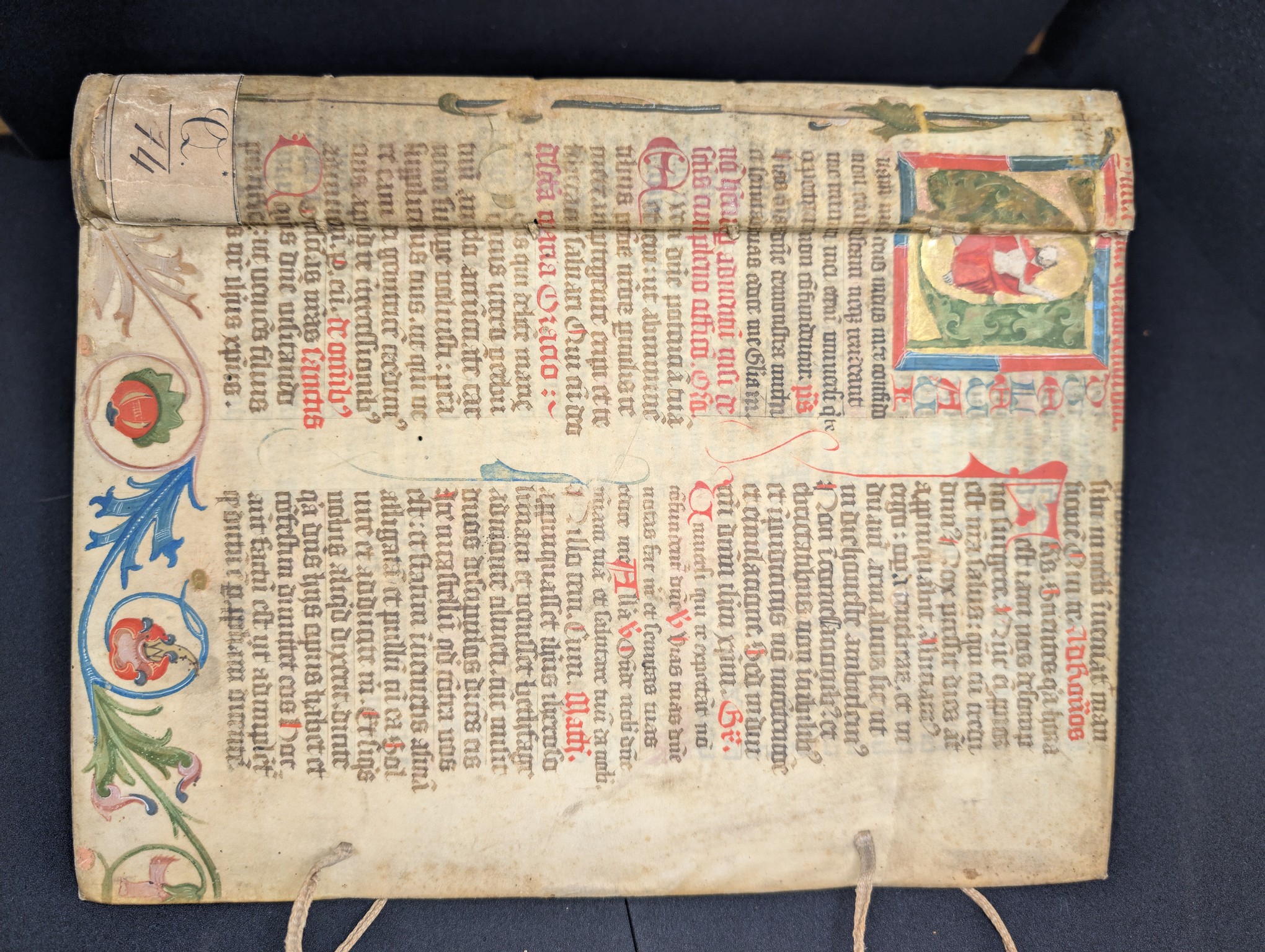 Front cover and spine