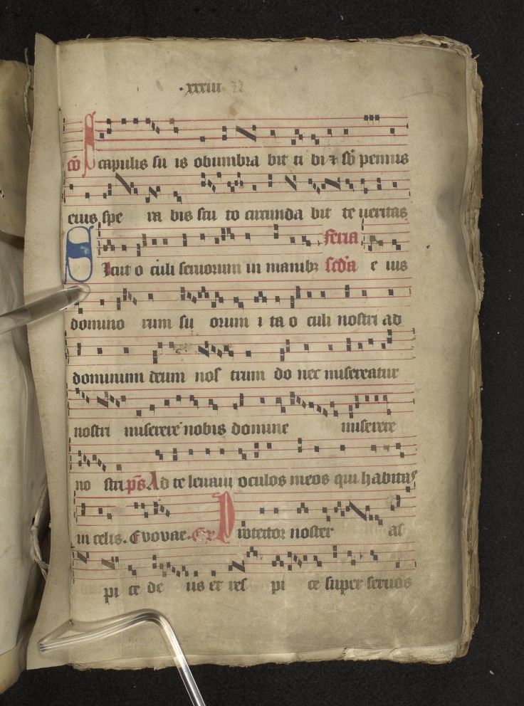 fol. 33r (lower flyleaf verso)